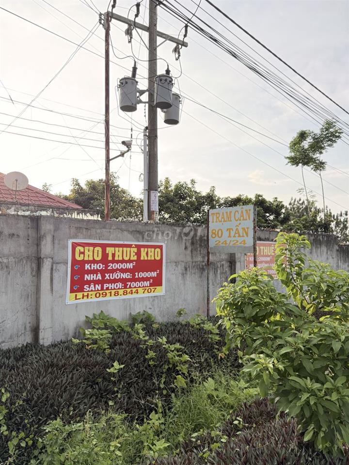 CHO THUÊ TỔ HỢP KHO- SÂN
