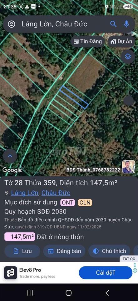 đất thổ cư đường nhựa gần nút giao vành đai 4 và cao tốc hồ tràm