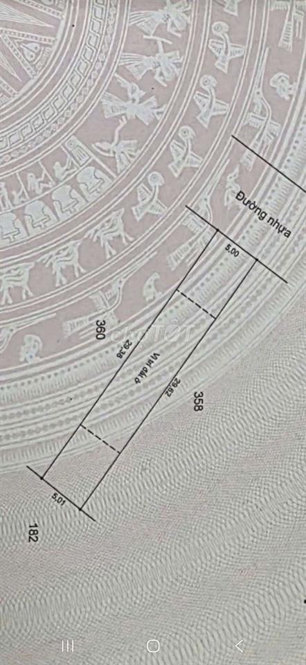 đất thổ cư đường nhựa gần nút giao vành đai 4 và cao tốc hồ tràm