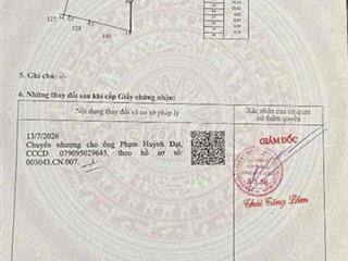CẦN BÁN GẤP LÔ ĐẤT ĐẸP(Bà Rịa Vũng Tàu-TPHCM “Mới”)