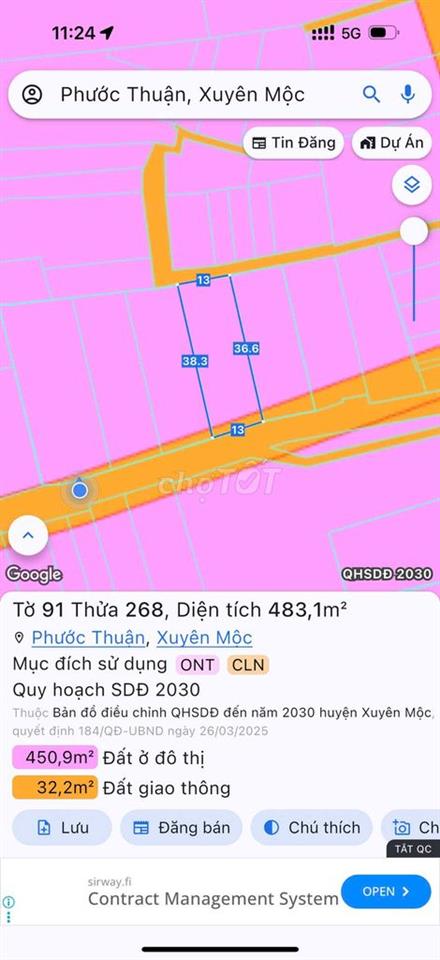 🌿 CHÍNH CHỦ BÁN ĐẤT HỒ TRÀM – PHƯỚC THUẬN | 2700m² | 5 SỔ RIÊNG