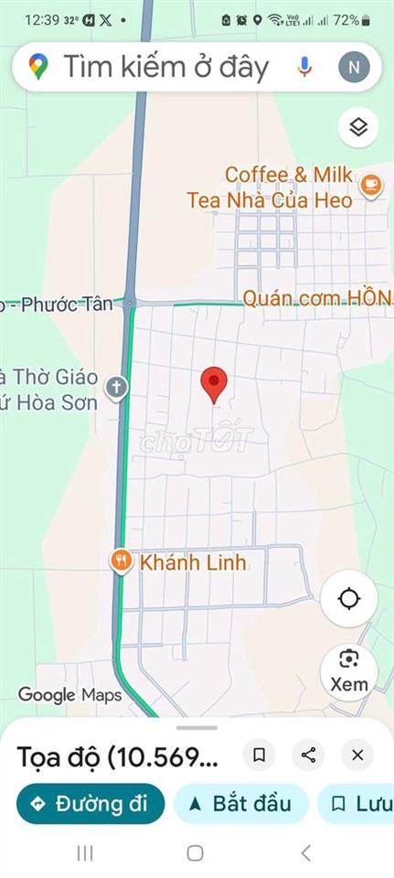 Chính chủ bán ĐẤT THẠNH SƠN,PHƯỚC TÂN,XUYÊN MỘC,BRVT(Xã HỒ TRÀM,TP HCM