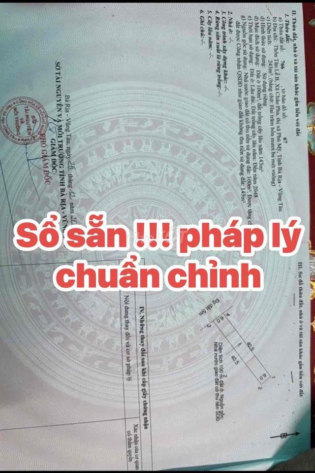 Bán đất Đường 29- Thôn Tân Lễ - Châu Pha - Ngay uỷ ban Châu Pha