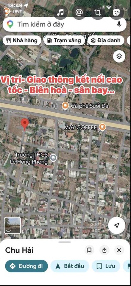 Bán đất nở hậu - Thổ cư - Tân Hải Phú Mỹ - Khu dân cư