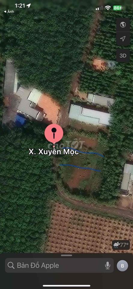Bán đất Xuyên Mộc chính chủ sổ riêng 190m2