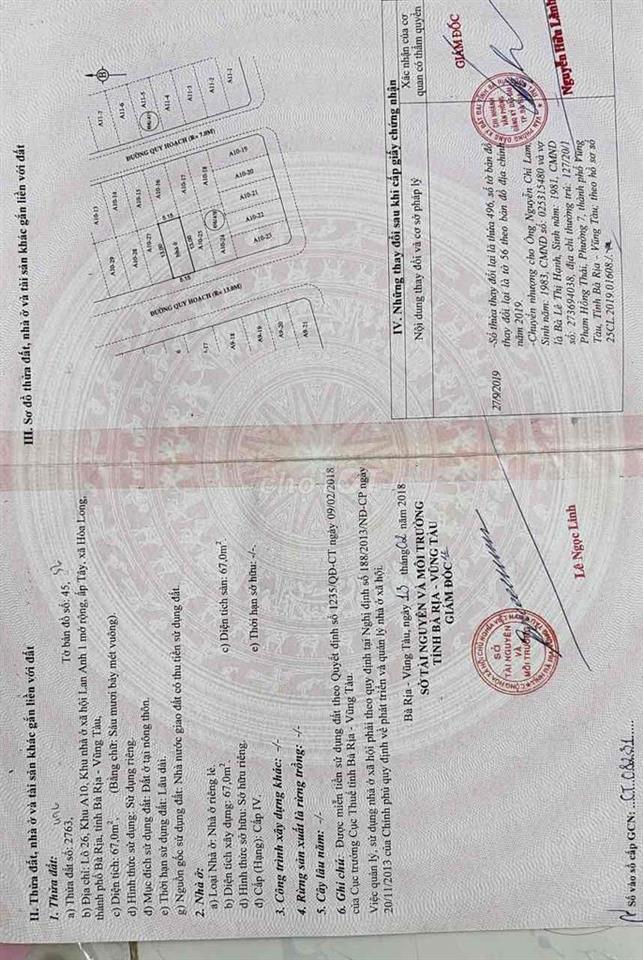 cc cần bán đất ở