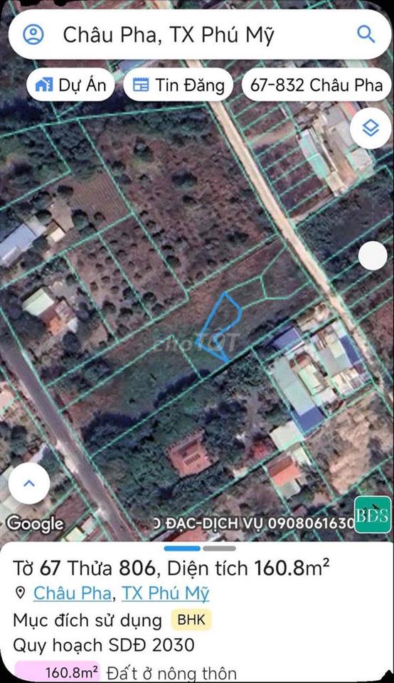 CHÍNH CHỦ 🔥 28m x 51m 💥100m2 thổ cư  🔥🎉 Giá  2xx/m 💥 BRVT