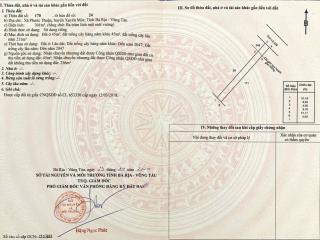 Cần bán đất Hồ Tràm Mặt tiền Tỉnh lộ 998 (Tỉnh lộ 328 cũ)