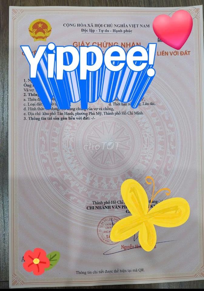 Chính chủ bán đất đường Phạm Văn Đồng, Khu Vạn Hạnh, Phú Mỹ, Vũng Tàu