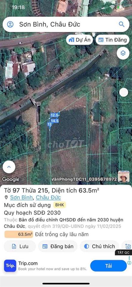 đất mặt tiền Xuân Sơn