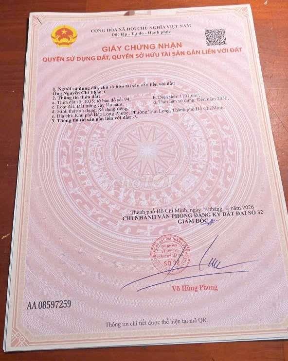 Bán Nhà Vườn Long Phước , BRVT cũ
