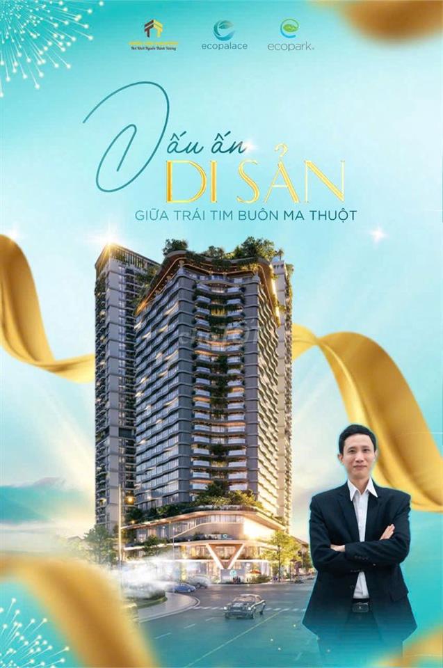 Chỉ còn 01 CĂN HỘ 2PN ECOPALACE BUÔN MA THUỘT tầng cao, giá vat 2,6 tỷ