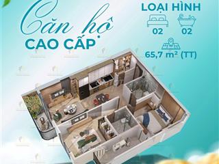 Chỉ còn 01 CĂN HỘ 2PN ECOPALACE BUÔN MA THUỘT tầng cao, giá vat 2,6 tỷ