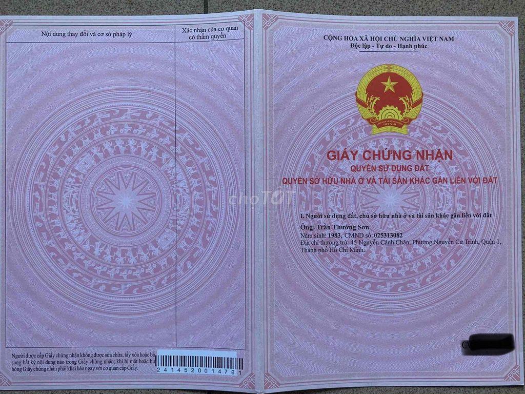 Bán nhà hẻm xe máy 129 Lê Hồng Phong, 213m2, full thổ cư.