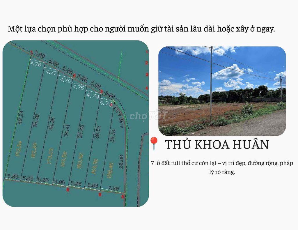 ĐẤT MẶT TIỀN BUÔN HỒ – 182,3M² – 168,3M² ĐẤT Ở – 950 TRIỆU