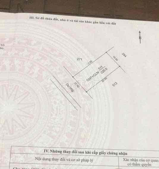 Cần bán lô đất thổ cư chính chủ siêu đẹp 220m2 gần KCN PHÚ XUÂN