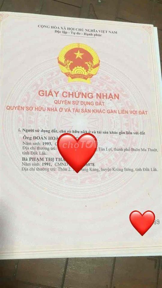 cần bán đất gần khu công nghiệp Phú Xuân Cuordang - gần hồ Ea Nhái