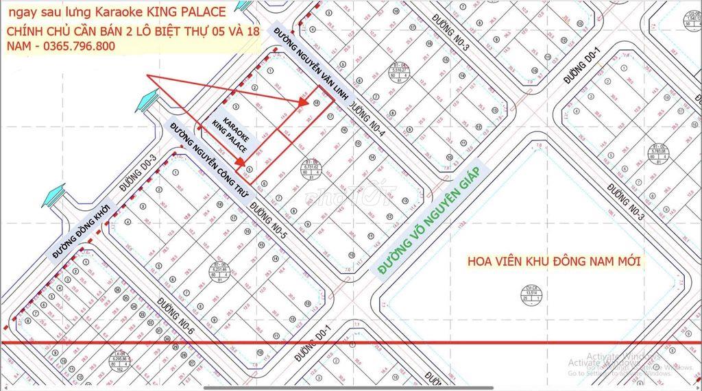 CHÍNH CHỦ BÁN 2 LÔ BIỆT THỰ KHU BÀN CỜ ĐÔNG NAM – KRÔNG ANA, ĐẮK LẮK