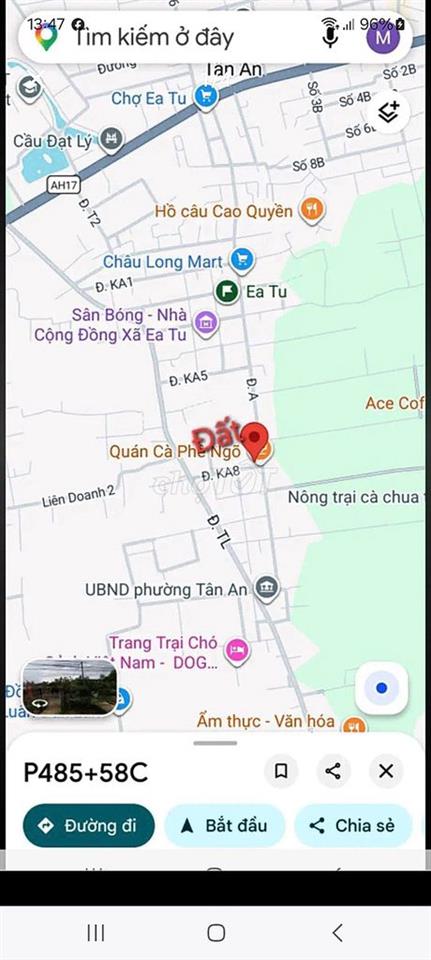 Chính chủ gửi hoa hồng 40tr bán đất mặt tiền ka8 Eatu bmt đăk lăk