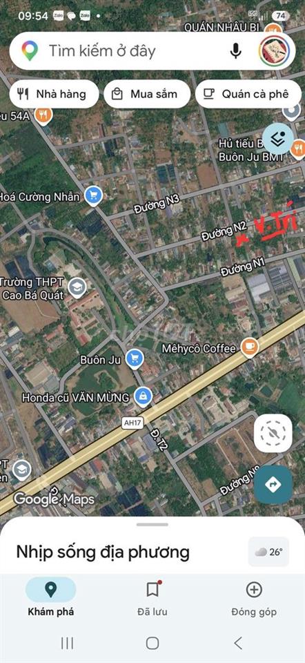 Bán đất đường N2, Đạt Lý, Tân An