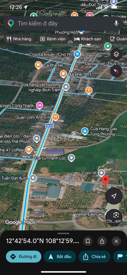 GIẢM MẠNH 200TR - BÁN GẤP ĐẤT KM20 EA KNUEC - KRONG PAC
