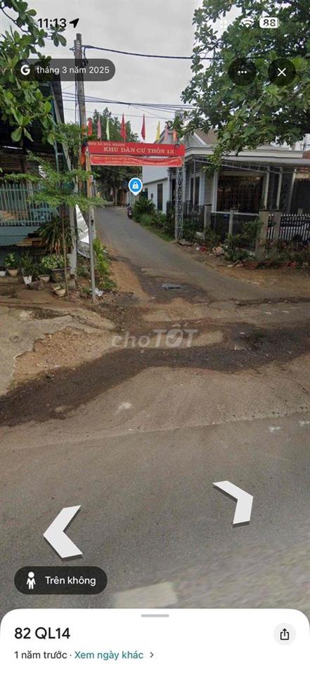 Bán đất thổ cư hoà khánh gần chợ đoàn kết