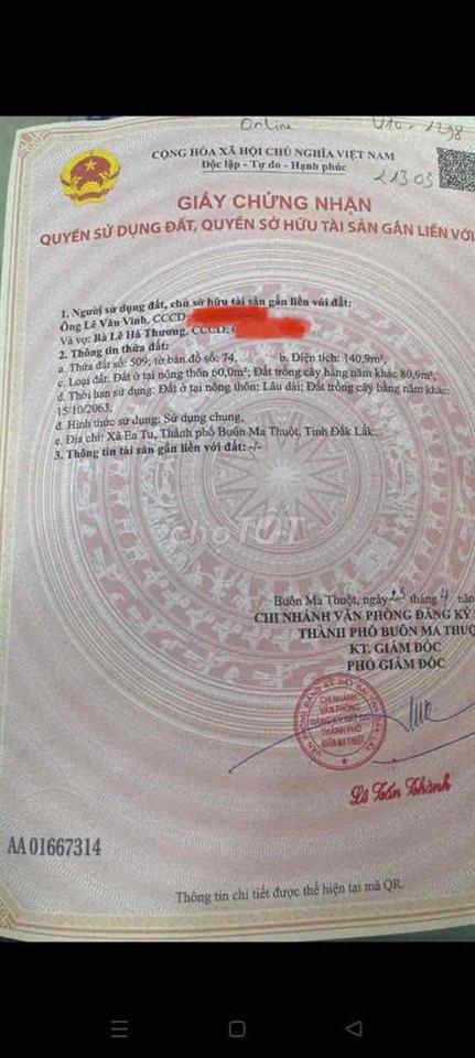 mặt tiền đường nhựa d2 kotam