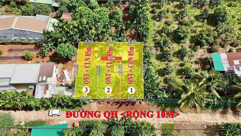 Đất thổ cư ở Đường ô tô Phan Huy Chú Tp BMT Đăk Lăk khu dân bàn cờ