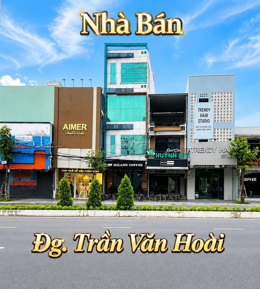 NHÀ MẶT TIỀN ĐƯỜNG TRẦN VĂN HOÀI ( ĐỐI DIỆN BV QUỐC TẾ VINMEC)