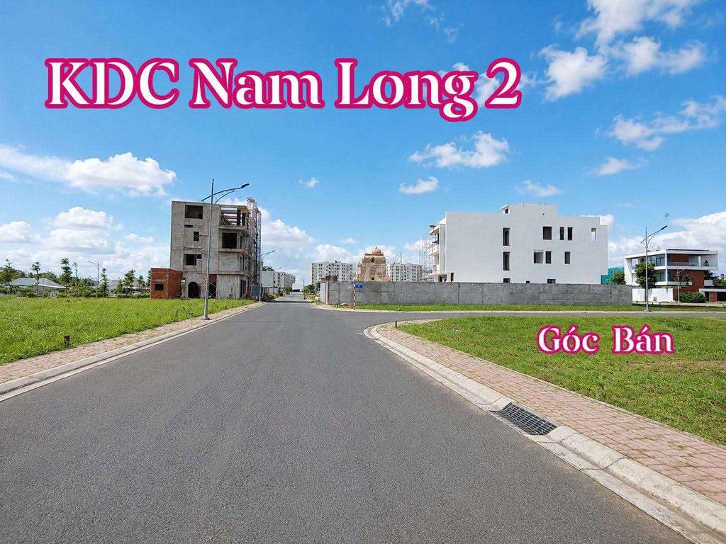 NỀN BIỆT THỰ GÓC HAI MẶT TIỀN KDC NAM LONG 2