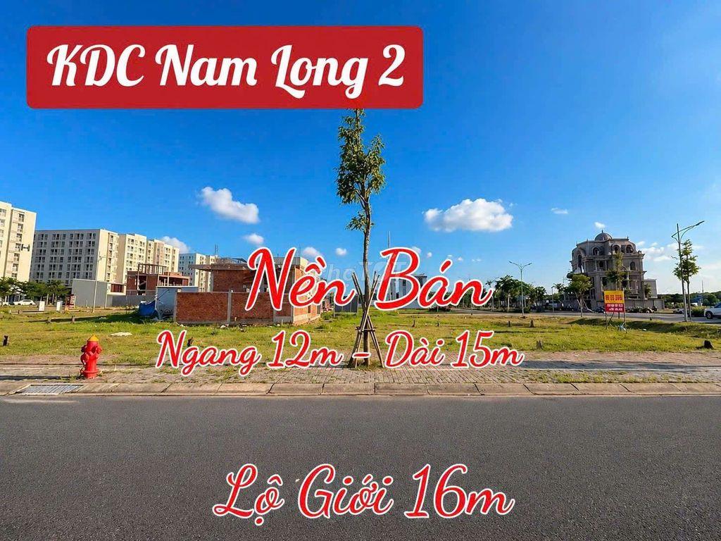 CẶP NỀN (12*15) KDC NAM LONG 2