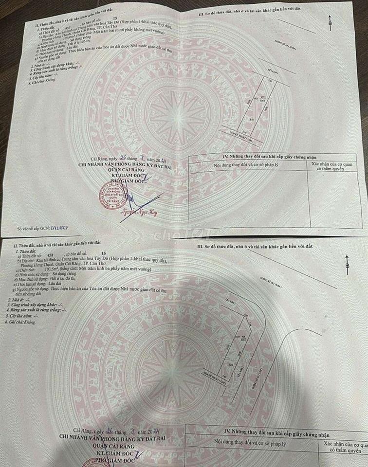 CẶP GÓC ĐƯỜNG 1B ( KHU VĂN HOÁ TÂY ĐÔ)