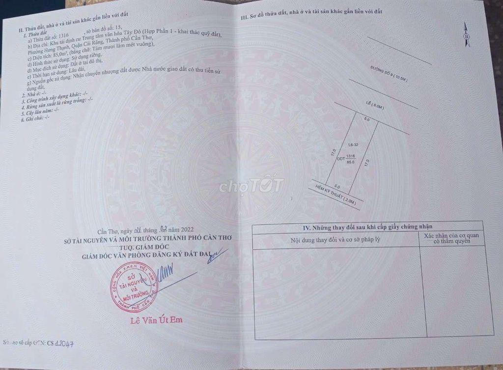 NỀN KHU DÂN CƯ VĂN HOÁ TÂY ĐÔ