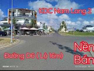 NỀN 90M2 KDC NAM LONG 2 CẦN THƠ