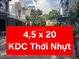 BÁN NỀN + CẶP NỀN - KDC THỚI NHỰT 2