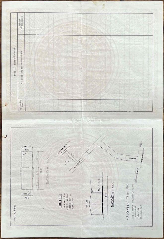 nhà bán hẻm 557 trần quang diệu