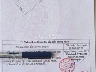 Bán nhà đường 4,5m xe hơi chạy, đi qua Ninh Kiều gần, giá rẻ.