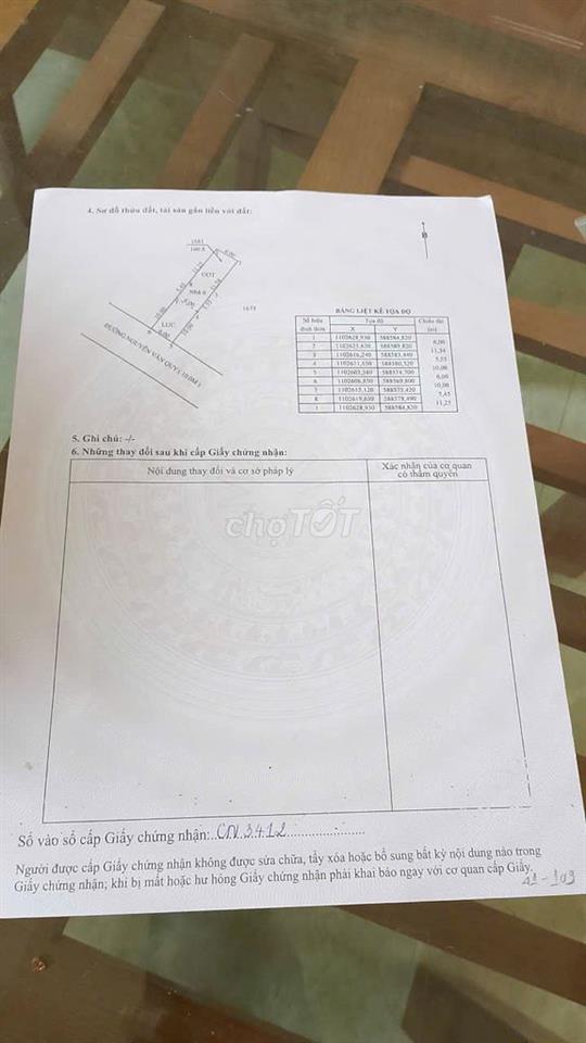 BÁN NHÀ MẶT TIỀN ĐƯỜNG NGUYỄN VĂN QUY, TÂN PHÚ, CÁI RĂNG, TP. CẦN THƠ