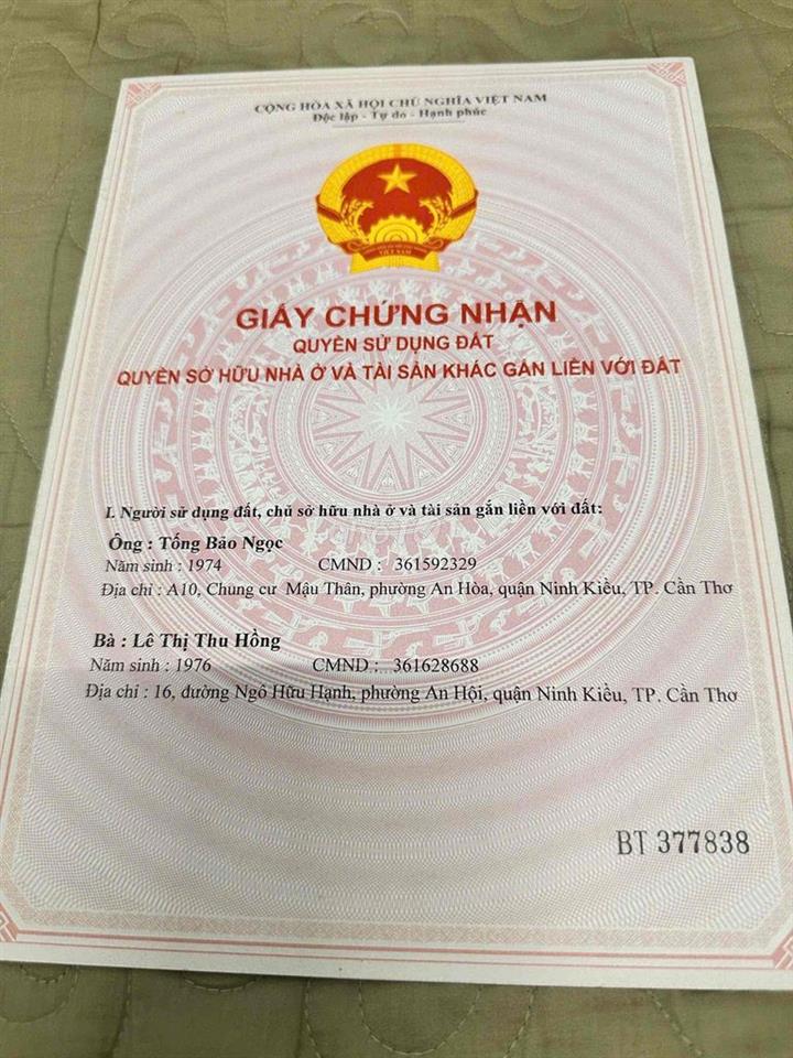 56 m2 chung cư Lò nhôm Mậu Thần gần lotte mart