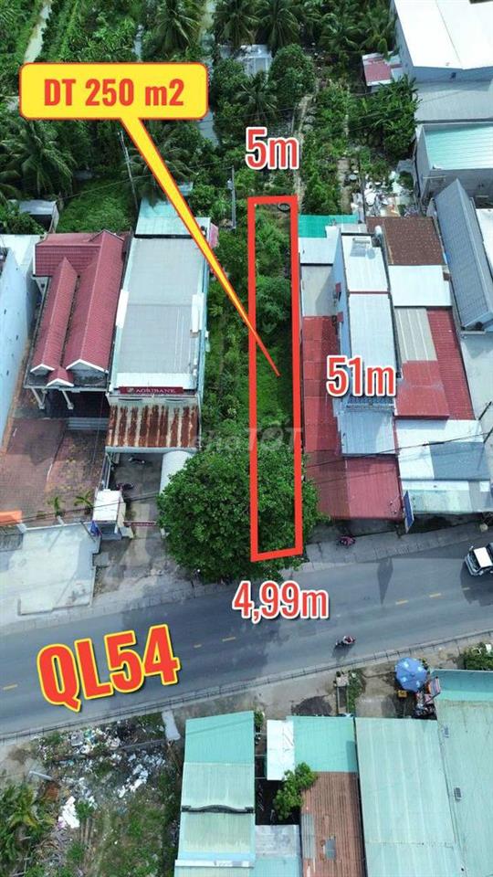 BÁN ĐẤT MẶT TIỀN QL54 GẦN CHỢ ĐÔNG BÌNH