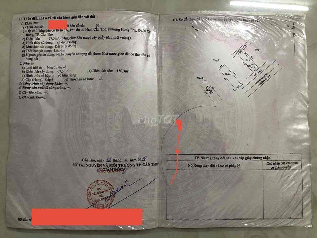 Bán nhà chính chủ