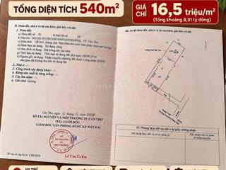 Bán 540m2 đất tại trung tâm Thành phố Cần Thơ