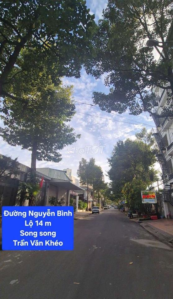 GIẢM 1,3 TỶ - NỀN ĐƯỜNG NGUYỄN BÌNH - BẾN NINH KIỀU GẦN SÂN VẬN ĐỘNG