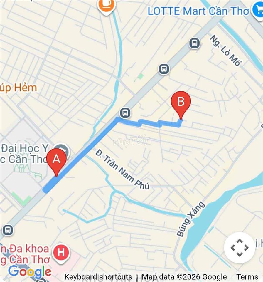Nhà hẻm 388Z 15/14B, KDC Đại Ngân ( vị trí nhà theo ĐC Google map)