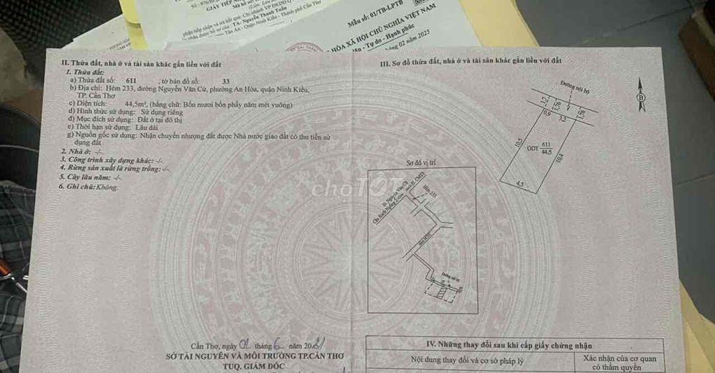 BÁN NHÀ TRỆT LỬNG MỚI