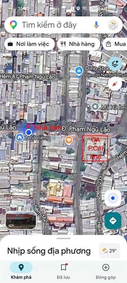 Nền nhà số 160 đường Phạm Ngũ Lão, Cái Khế, cách CA phường 50m