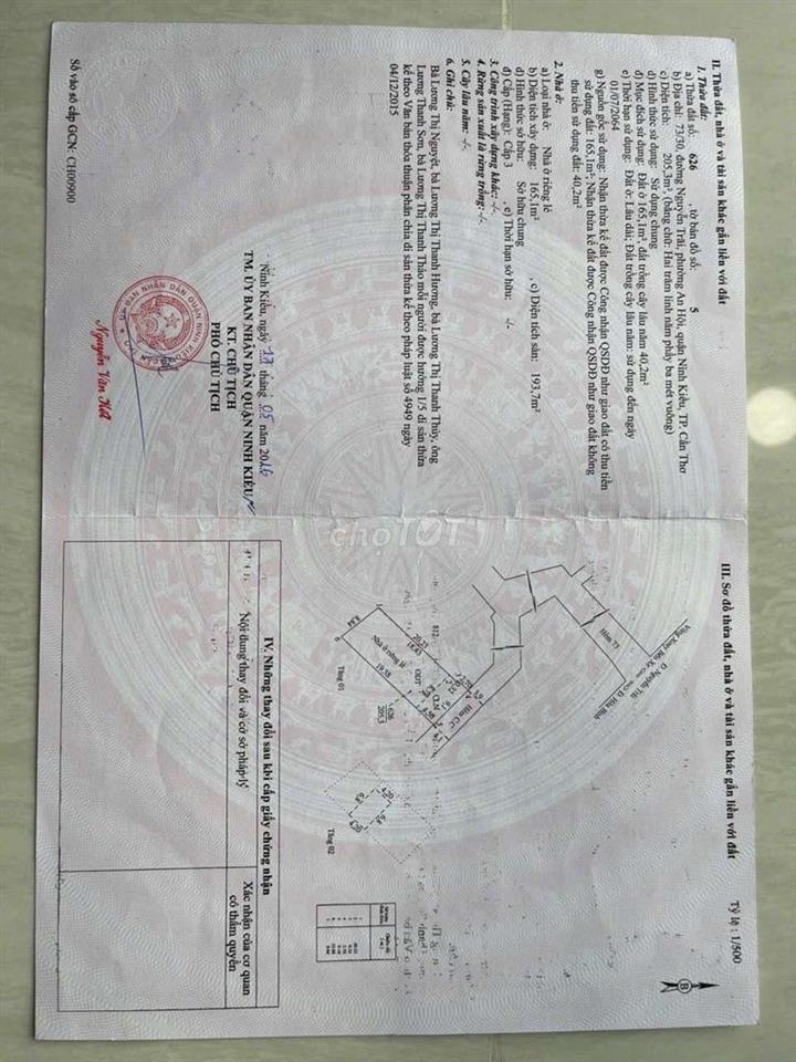 NHÀ TRUNG TÂM NINH KIỀU CẦN BÁN