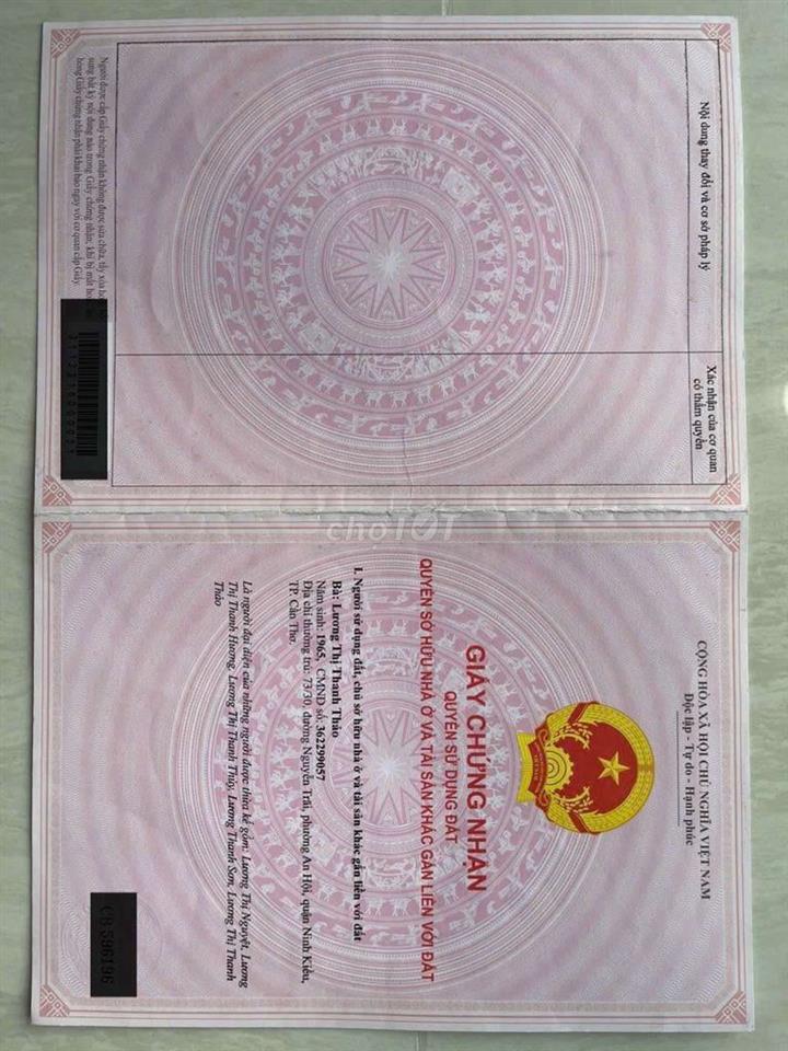 NHÀ TRUNG TÂM NINH KIỀU CẦN BÁN