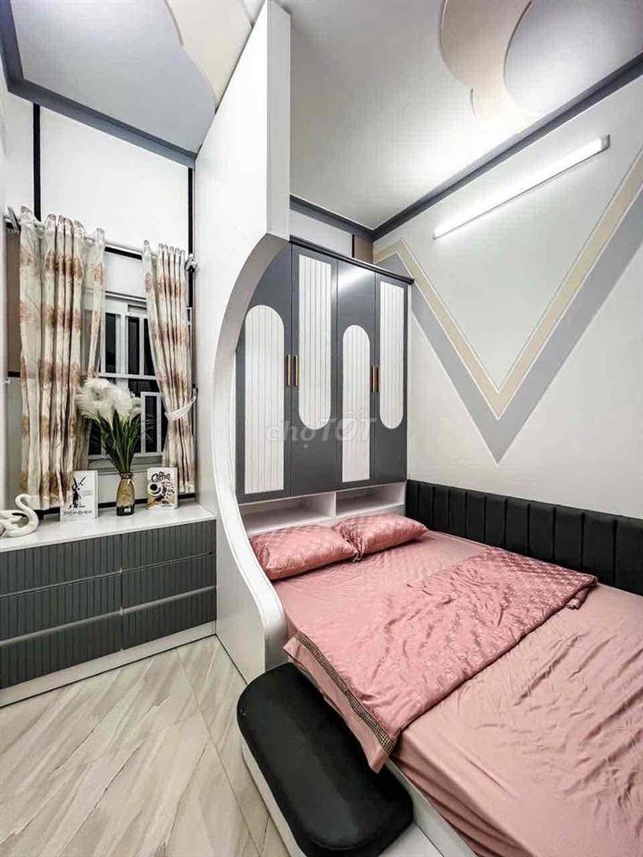 CHO THUÊ NHÀ TRỆT LẦU FULL NỘI THẤT GÓC 2 MẶT TIỀN HẺM 553 ĐƯỜNG 30/4