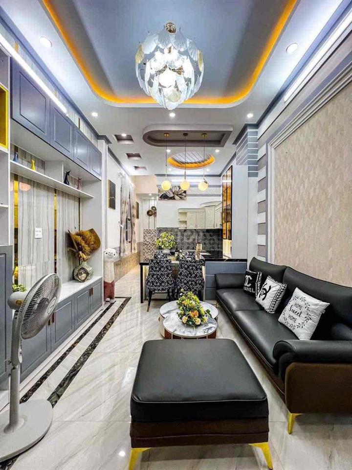 CHO THUÊ NHÀ TRỆT LẦU FULL NỘI THẤT GÓC 2 MẶT TIỀN HẺM 553 ĐƯỜNG 30/4